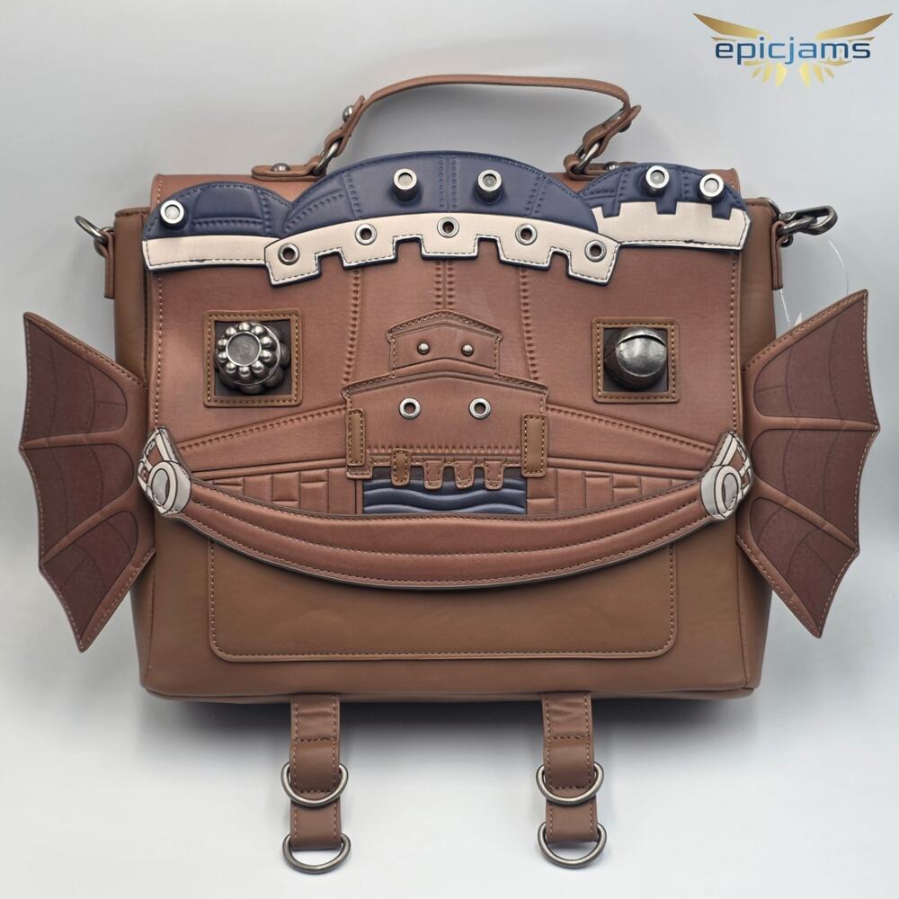Studio Ghibli Howl's Moving Castle Figural Castle Crossbody Bag New